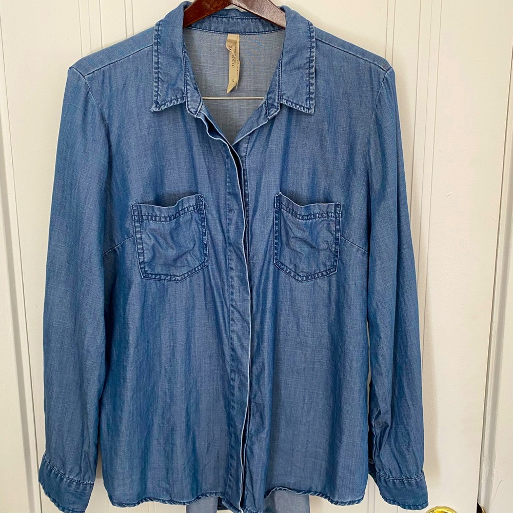Liverpool chambray top